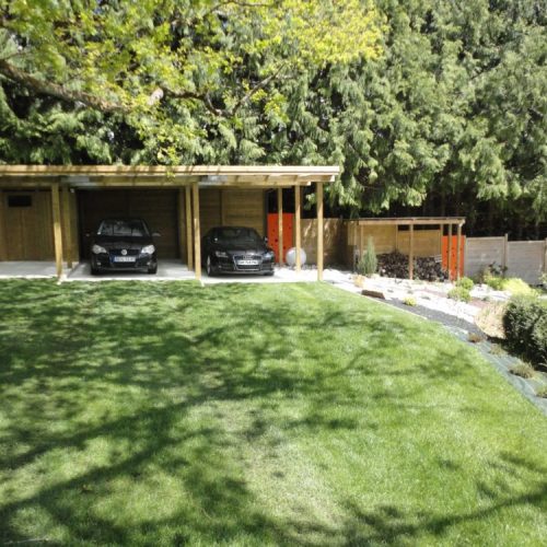 Abri de voiture – Carport en bois