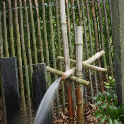 Fontaine japonaise bambou