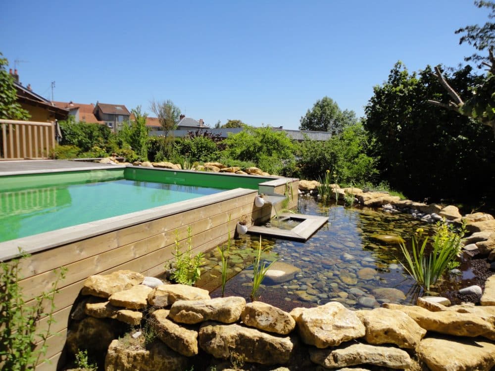 Piscine naturelle et bassin d'agrément  Rebeyrol : aménagement et  entretien des jardins : Rebeyrol : aménagement et entretien des jardins