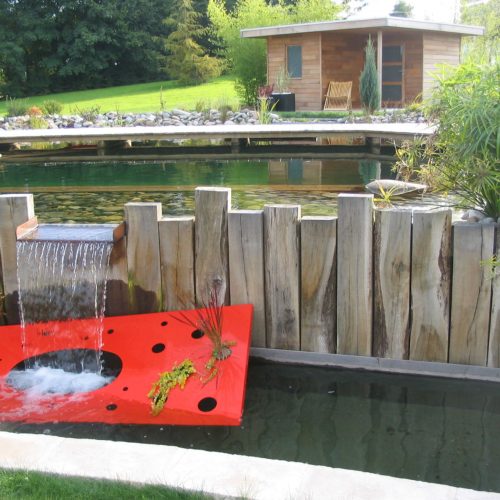 Muret de soutènement en bois