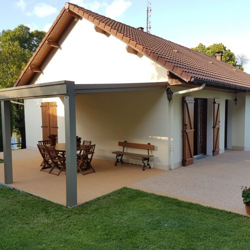 Terrasse en résine
