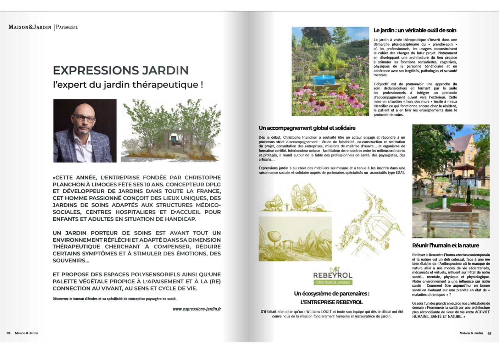 Maison & Jardin – Expression jardin – L’expert du jardin thérapeutique